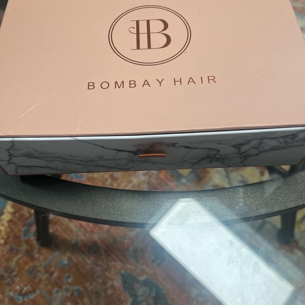 Bombay Hair Marble and Rose Gold Organizer